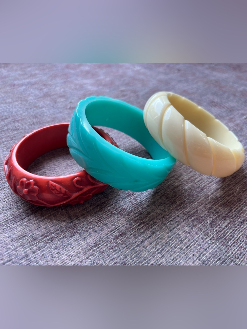 3 Chunky Vintage Bracelets